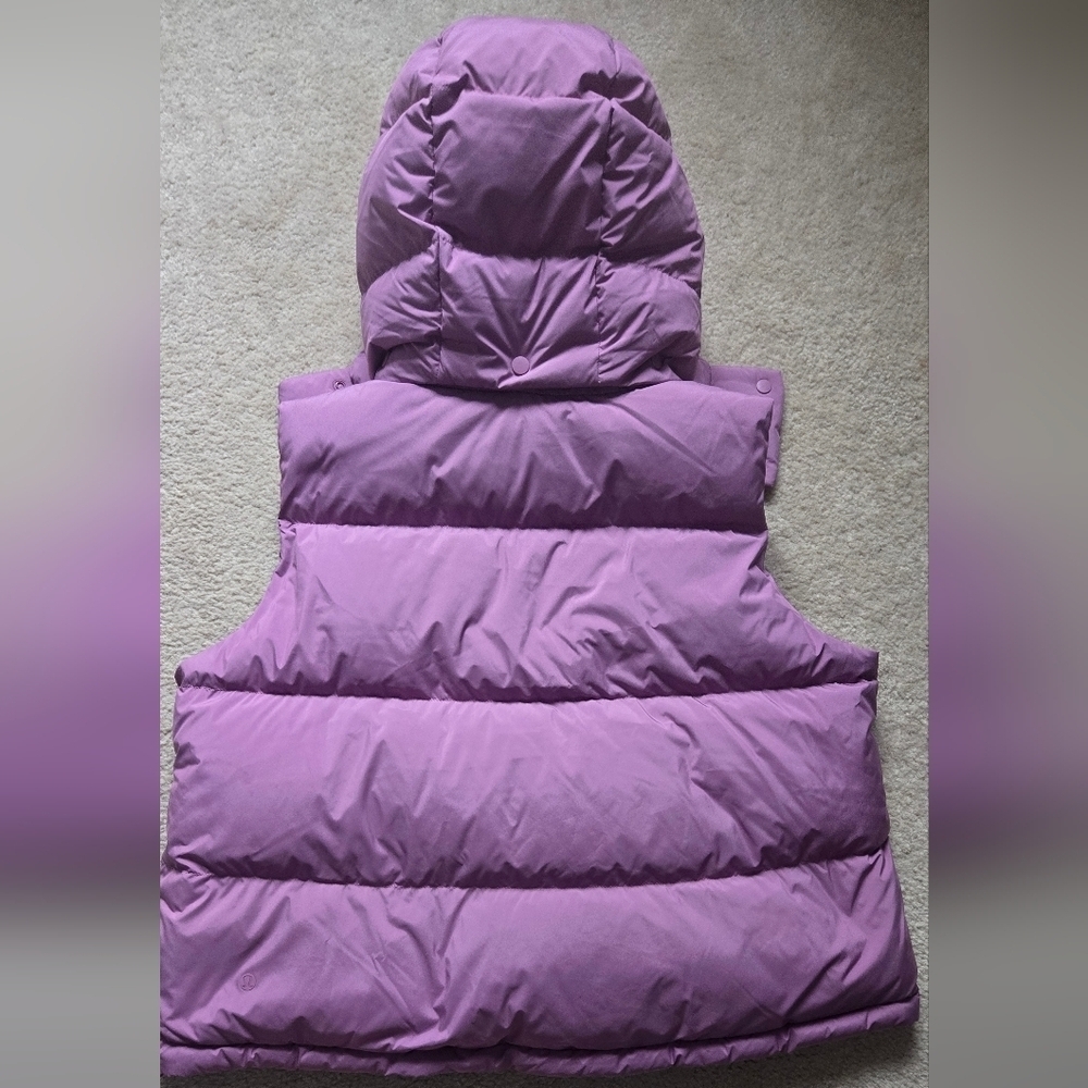 Lululemon *Rare* Wunder Puff Cropped Vest Size 10 Velvet Dust NWT - Picture 8 of 8